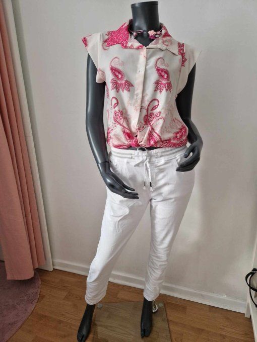 Blouse fuchia